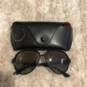 Ray-Ban Cats 5000 Classic RB 4125 with case